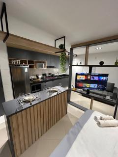 Studio novo, completo com ar condicionado e muito bem decorado - centro - 6