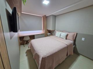 Flat decorado com vista mar- Conforto para ate 6 pessoas - 5