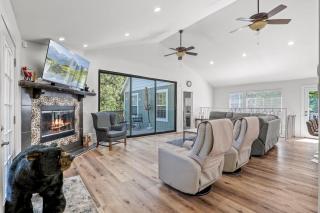 Forest Retreat with Decks, Game Room & Walk to Lake - 0