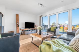 Ostsee-Ferienwohnung "Meeresflüstern" für 4, Modern, Meerblick, Sauna, Terrasse, nah am Strand - 8