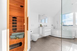 Ostsee-Ferienwohnung "Meeresflüstern" für 4, Modern, Meerblick, Sauna, Terrasse, nah am Strand - 6