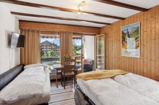Central studio in Villars sur Ollon, Emeraude, for 3 only 100m to Bretaye ski train - Villars-sur-Ollon - 3