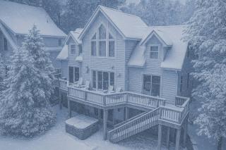 Lake Views! Hot Tub! Walk to Coffee & Lake Rentals - 0