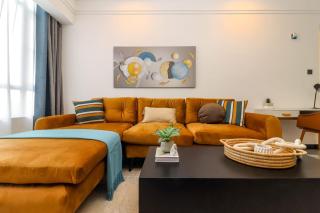 spacious elegant two bedroom apartment with swimming pool fully equipped gym ample parking space children play area and amazing scenic views - 1