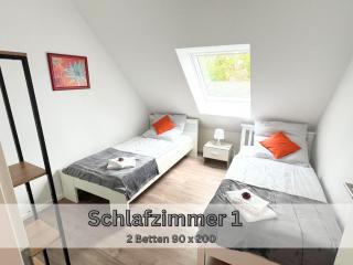Ferienwohnung "Atlantis" Papenburg Balkon Einbauküche Neubau 74 qm Free Wifi 2 Schlafzimmer 4 Personen - 2