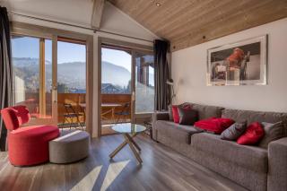 Séjour lumineux avec vue sur les cimes - 7