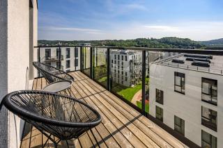 Modern city center penthouse with panoramic Old Town view - 1