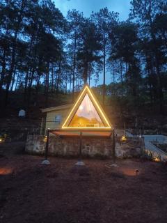 Tiny Pines A-Frame Cabin, Domes and Luxury Glamping Site - 7