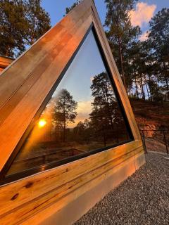 Tiny Pines A-Frame Cabin, Domes and Luxury Glamping Site - 4