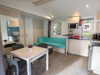 Mobil home avec terrasse au camping à Granges-Aumontzey - API-1-52-299 - 7