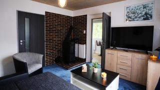 Chata se saunou přímo u lesa, nedaleko Hracholuské přehrady - 8