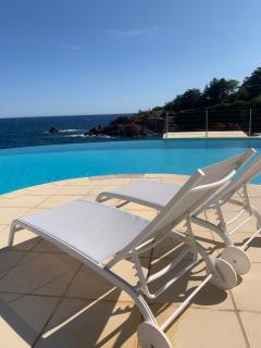 Studio calme vue mer pieds dans l'eau - 8