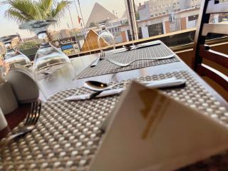 City plaza pyramids view - 1