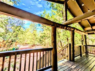 Charming Log Cabin in Tall Pines w Large Deck - 1