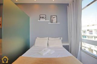 Studio simples com vista mar p/ 4 pessoas ao lado da praia com comércios ao redor - 6