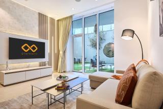 Palm Jumeirah Oasis - Stylish 1 Bedroom Apartment with Garden, Pool & private Beach Access - 5