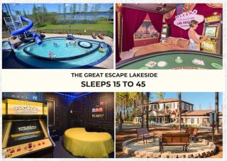 Lakefront Mansion on 10 Acres - Sleeps 15-45 - 0