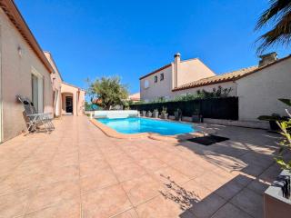 Maison avec piscine pour 16 le barcares - 8