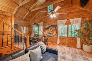 Log Cabin with Hot Tub, Game Room-10 min to NRG - 5