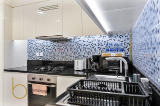 Bookable 2 bed Damac Aykon City with Balcony & Pool access - 3