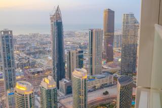 60th High Floor - full World islands, Downtown and Ocean View - high quality Design and Furniture - 2 Bedroom - 4