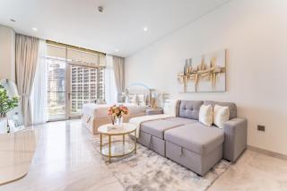 Furnished Studio with Burj Khalifa View, Near Dubai Water Canal, with Easy Access to Downtown, Peninsula Five - 3, Business Bay by Deluxe Holiday Homes - 2