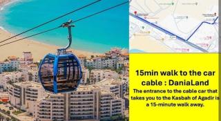 classy aprt view cable car &kasbah &5min sea - 8