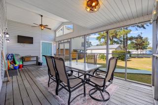 Pura Vida 4 Blocks 2 Sea Fire Pit Golf Cart Option - 9