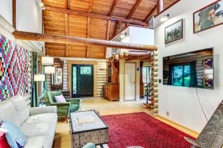 Lake Margaret Access Boho Log Cabin with Backyard - 6
