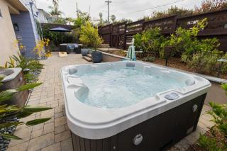 Leucadia Oasis with Spa, EV, Fire Pit, AC, Walk to Beach - 0