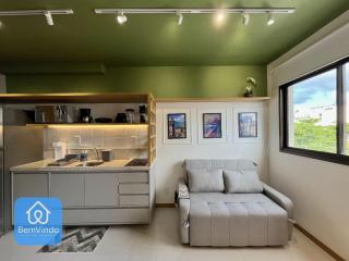 Quarto e Sala Organizado e Completo Na Ondina - 4