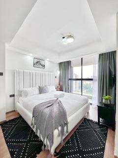 newly furnished three bedroom apartment with swimming pool fully equipped gym children playground ample parking space and unbeatable scenic city views - 4