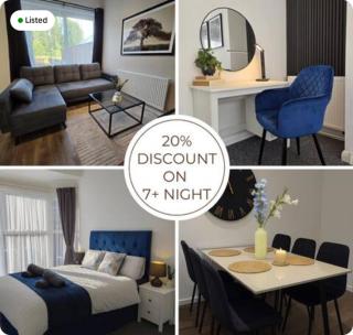 4-Bed House Parking, Wi-Fi, Families & Contractors - 8