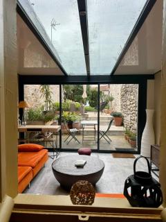 Maison cosy pour 2 à Crépy, véranda et jardin - 0