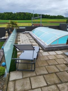 5,5 pc apartment, garden but Pool only upon request - 2
