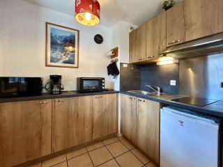 Studio cosy avec terrasse, 4 couchages, au pied des pistes à Briançon - FR-1-330C-40 - 6