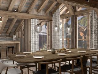 Chalet Méribel 12 pers avec piscine et sauna - FR-1-566-84 - 0