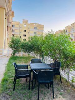 A New Cozy Residential With Garden For Rent In Degla Palms Compound, 6th of Octobe - 9
