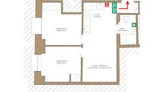 Comfy and centric- 2Bd 1Bth- Espoz y Mina - 7