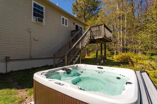 Evergreen Escape Hot Tub Game Room Fire Pit - 0