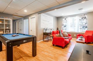 Evergreen Escape Hot Tub Game Room Fire Pit - 9