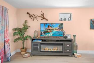 Steps to Beach Patio Fire Pit Tropical Oasis - 3
