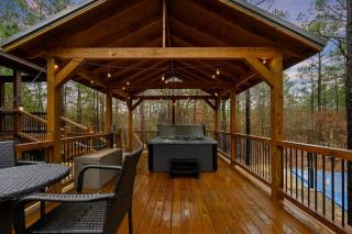 Massive Hochatown Lodge W Spa, Basketball & More - 7