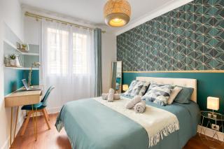 Appart Cosy 4 Personnes - Parking Gratuit - Centre Paris 15 min Metro 4 - 0