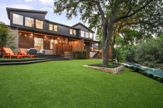 Full Duplex ATX Modern Creekside Retreat 2 Pools - 0