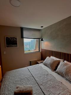 Flat completo no Edifício Prime - Centro de Itaboraí - com vista para praça central da cidade - 9