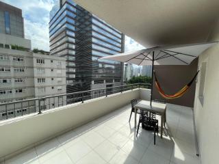 Studio com varanda gigante e localização incrível - 9