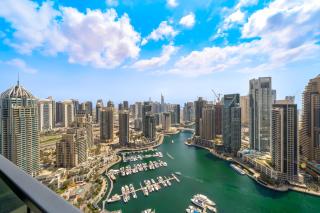 Luxurious 3BR Maid room 33rd Floor Marina Gate - 0