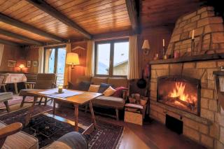 Chalet cosy, vue Alpes, cheminée & grande terrasse - 0