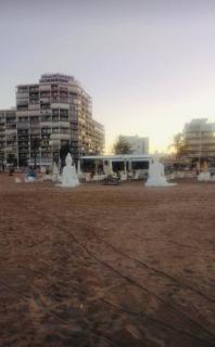 Studio 1st line with sea views and pool in Gandia playa - 1
